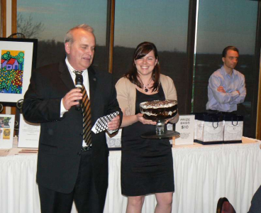 Auctioning the desserts