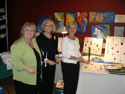 Vendor Anne-Lis Morris and friends