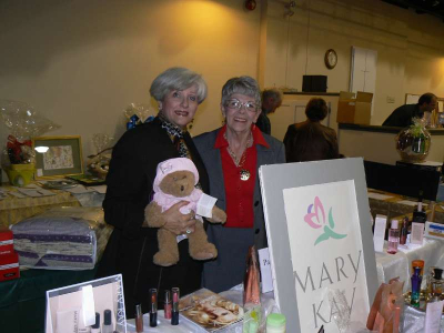 Mary Kay vendor, Linda Gingrich and friend