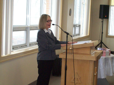 Guest speaker Karen Henein