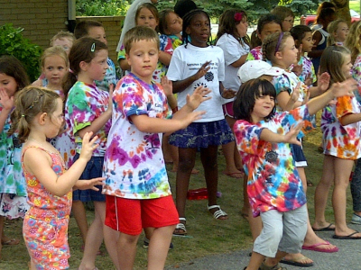 The kids did a flash mob