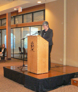 TLC Board Chair, Elaine Komaromi