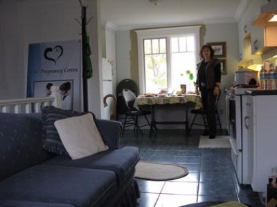 Waiting Room and Kitchen